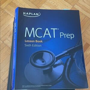 Kaplan MCAT Prep Lesson Book in Blue